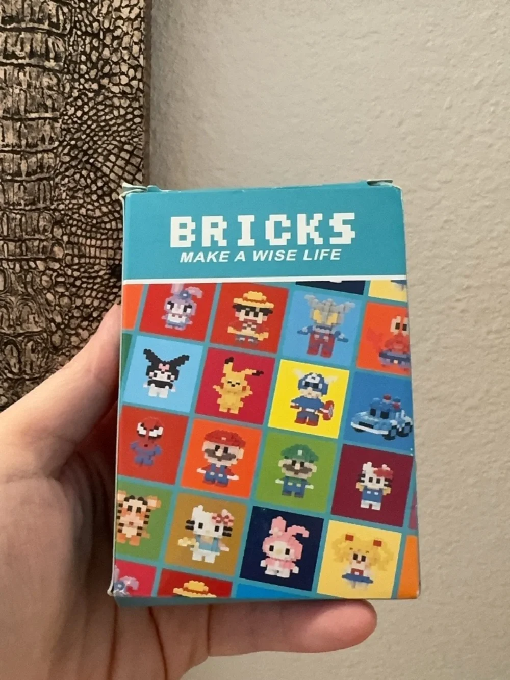Bricks make a wise life: Interactive block for kids: ultraman